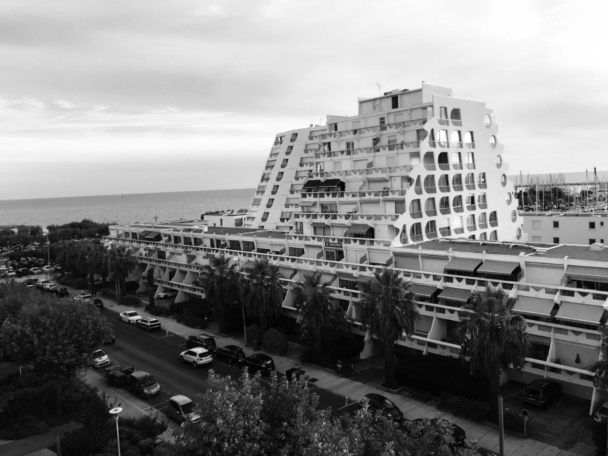 Studio 2-3 Pers Parking Clim Vue Port Et Mer لا غراند موت المظهر الخارجي الصورة