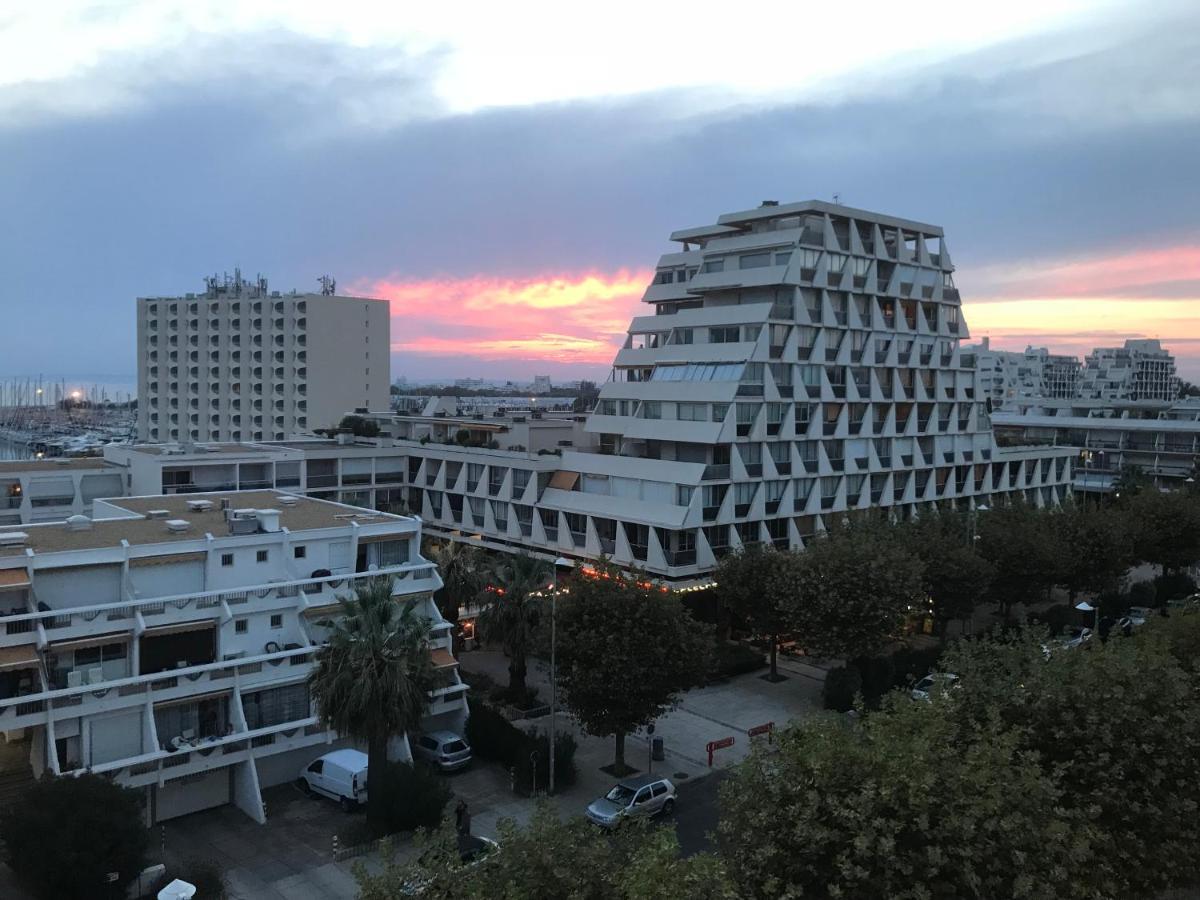 Studio 2-3 Pers Parking Clim Vue Port Et Mer لا غراند موت المظهر الخارجي الصورة